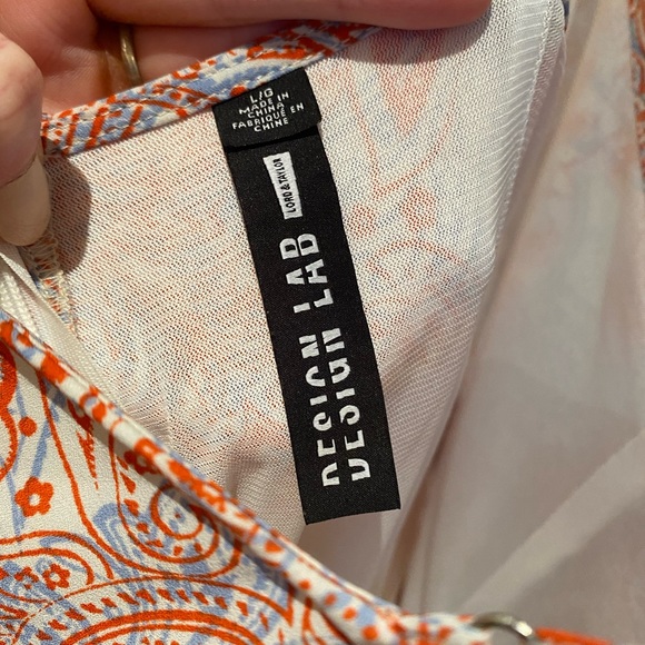 Blue and Coral Design Lab Dress, worn very few times, perfect condition. MEDIUM - Picture 3 of 6